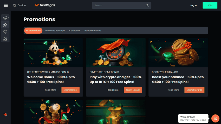 TwinVegas Gambling enterprise